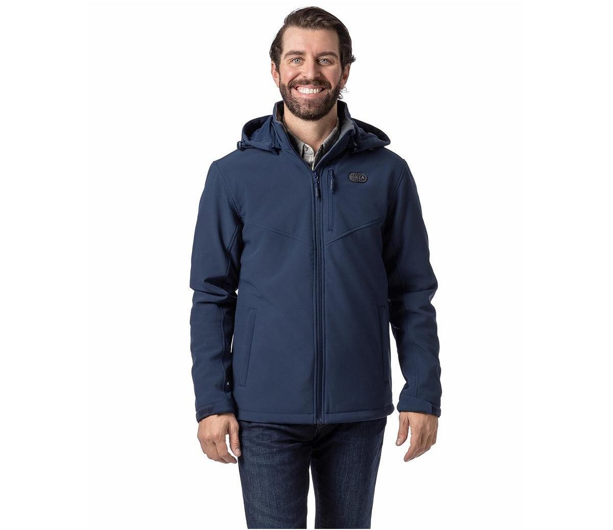 ororo Men's 5-Zone Heated Dual Control Jacket - Navy blue