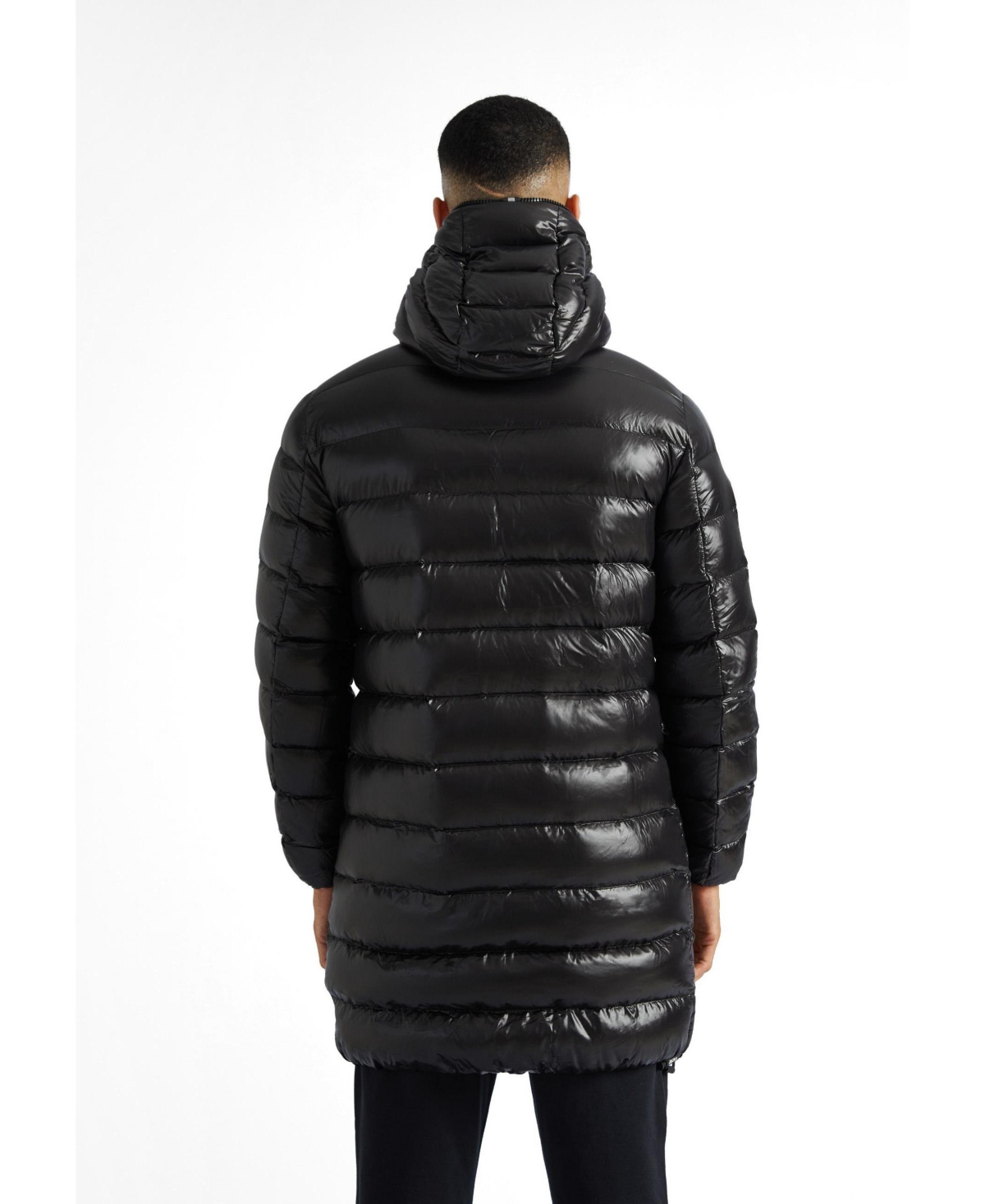 JACK1T Men's Down-Fill Hooded Coat
