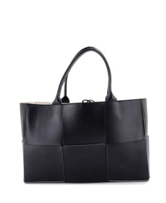 Medium Arco Tote Maxi Intrecciato Leather