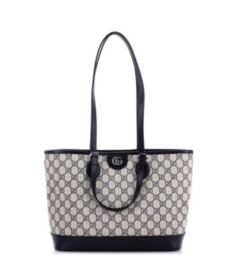 Small Ophidia Top Handle Shopping Tote GG Coated Canvas and Leather