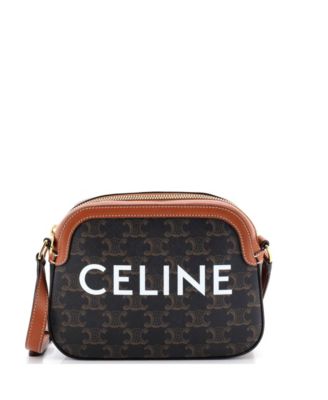 Small Logo Camera Bag Triomphe Coated Canvas