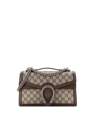 Small Dionysus Top Handle Chain Bag GG Coated Canvas