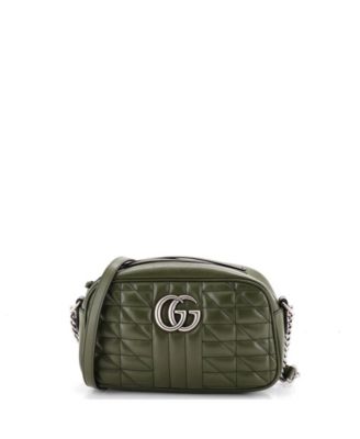 Small GG Marmont Shoulder Bag Mixed Matelasse Leather