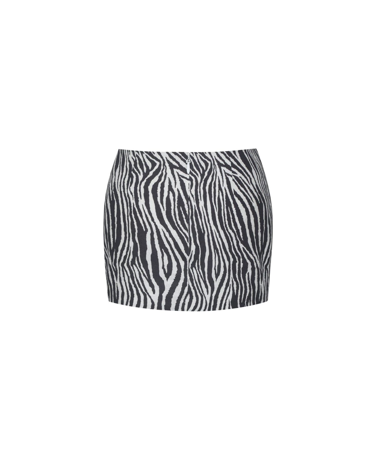Women's Petrine Low-Waisted Zebra-Print Mini Skirt