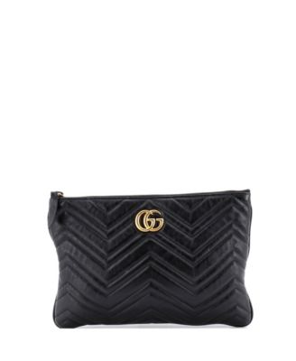 Small GG Marmont Clutch Matelasse Leather