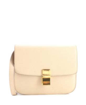 Medium Classic Box Bag Grainy Leather