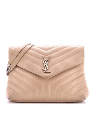 Medium Loulou Shoulder Bag Matelasse Chevron Leather