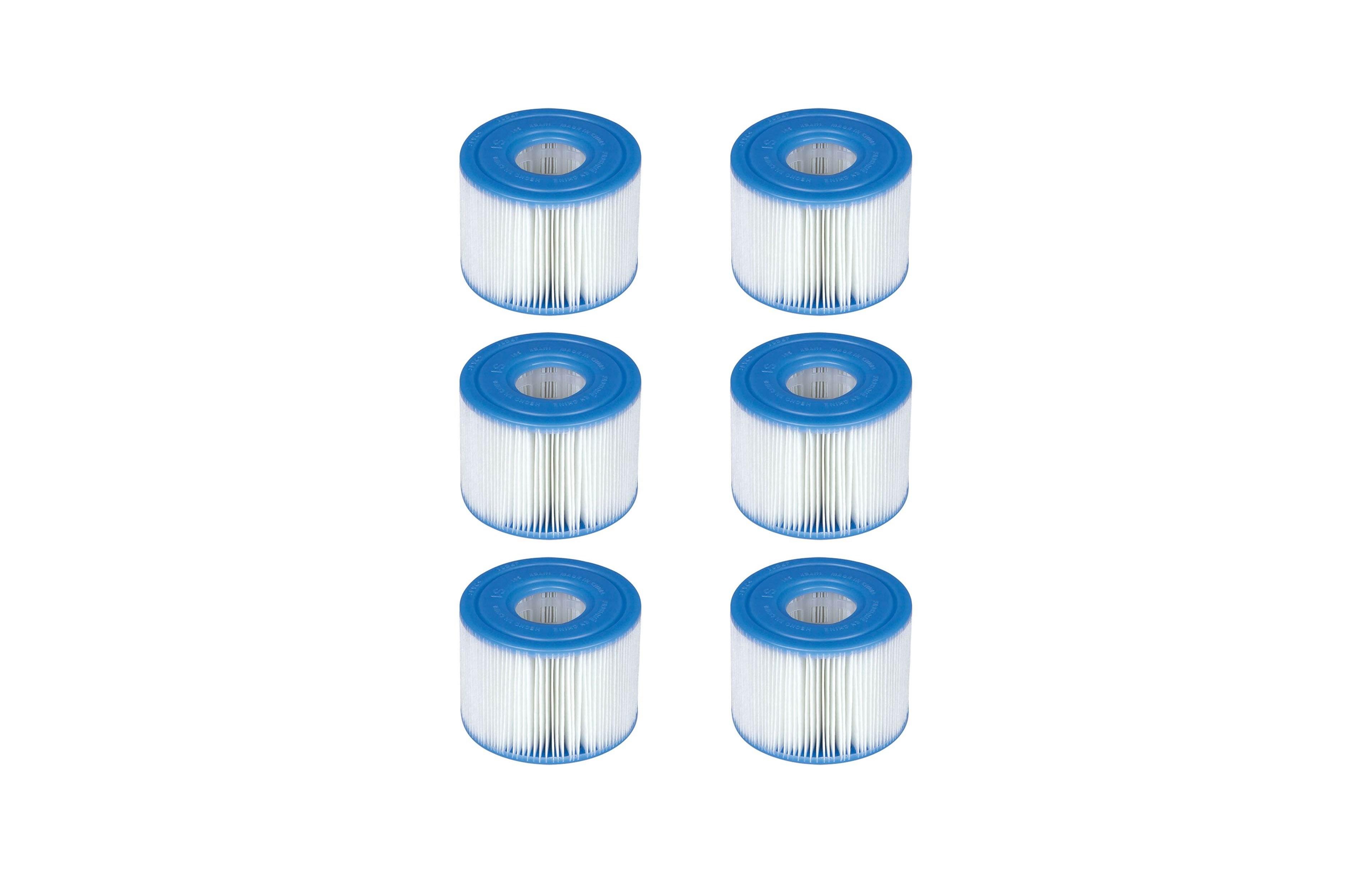 Intex 29001E PureSpa Type S1 Easy Set Pool Filter Cartridges (6 Filters)
