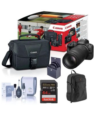 EOS R100 24.1-Megapixel 4K Mirrorless Camera with Lenses