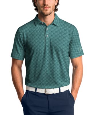 Men's Essential Geo Printed Polo Shirt