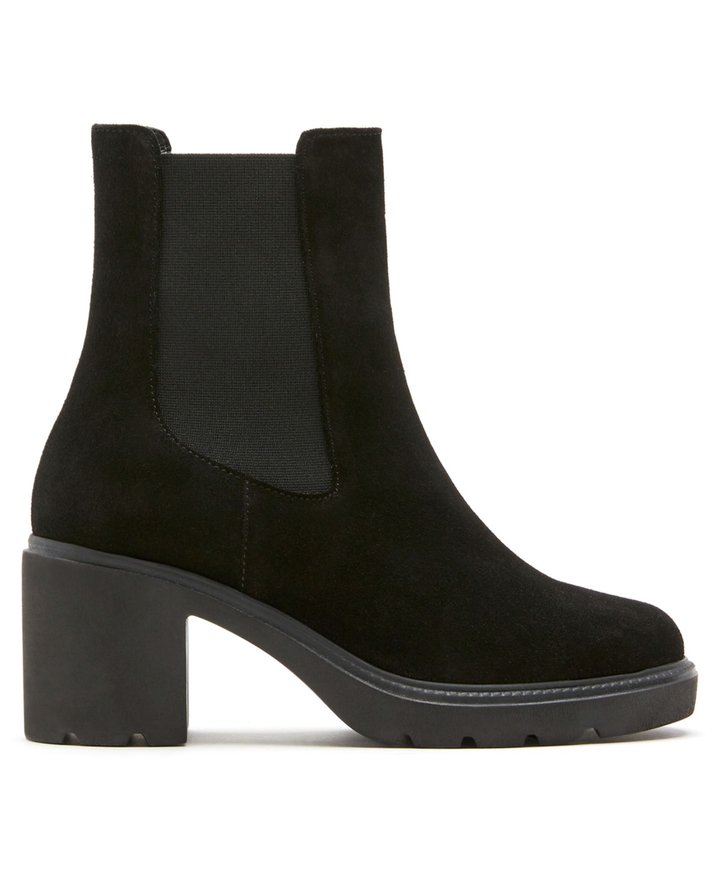 Женские ботинки La Canadienne Ambitious City Dry Suede Pull-On Booties, цвет: Чёрный — фото 2