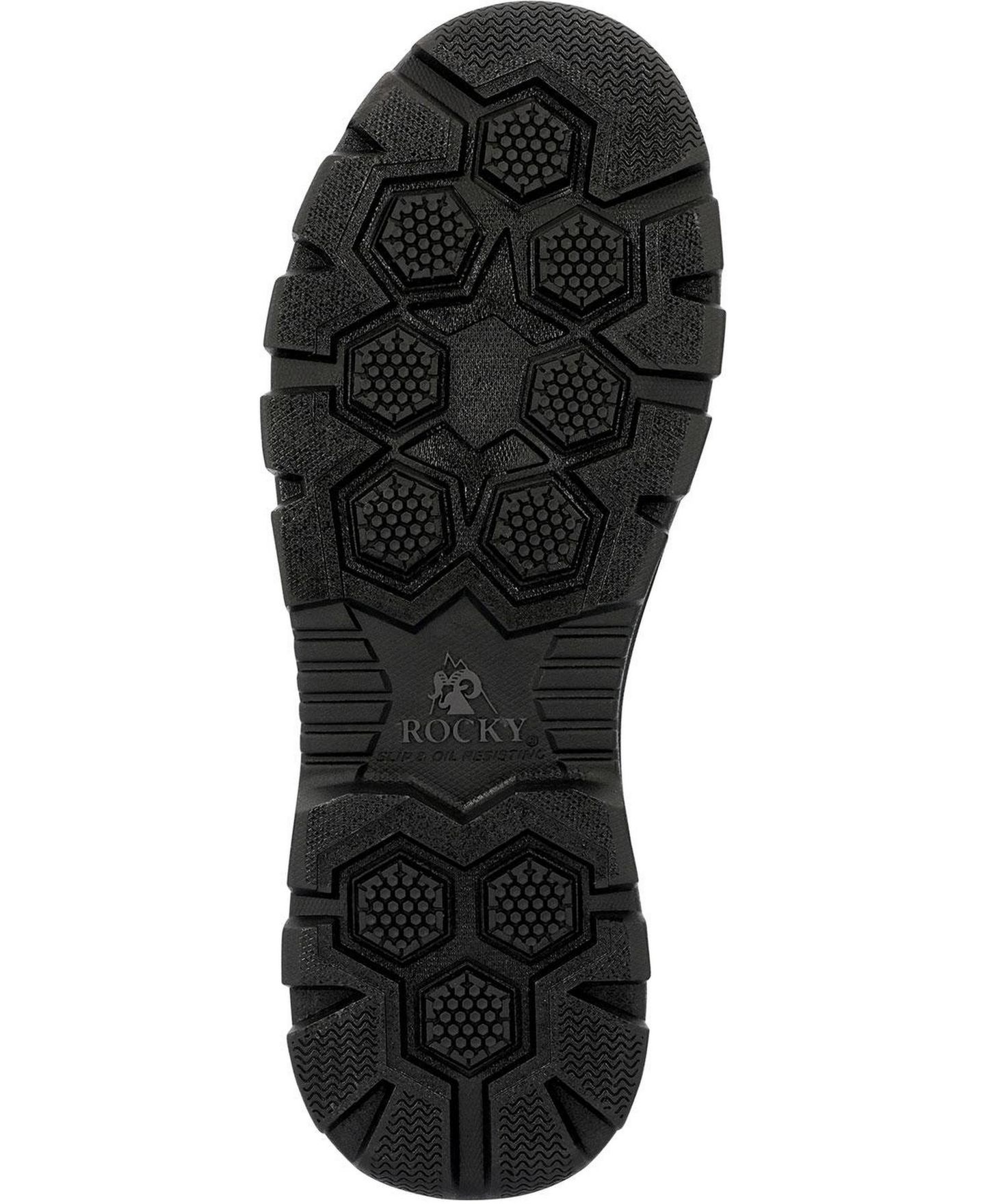Мужские ботинки ROCKY Backlands Rubber Composite Toe Work Boot, цвет: Матовый чёрный — фото 2