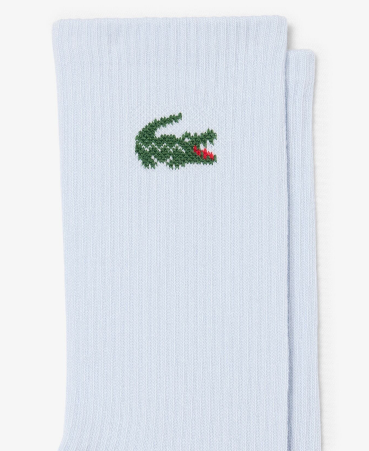 Lacoste Men's Ribbed Cotton-Blend Crew Socks, 6-Pack