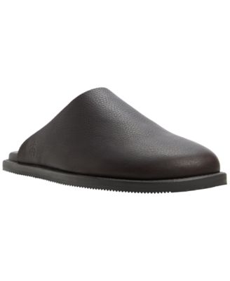 Men's Darien Leather Round-Toe Clogs