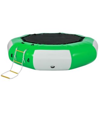 10-Foot Inflatable Water Trampoline with Ladder, 880 Pounds, Ages 6+