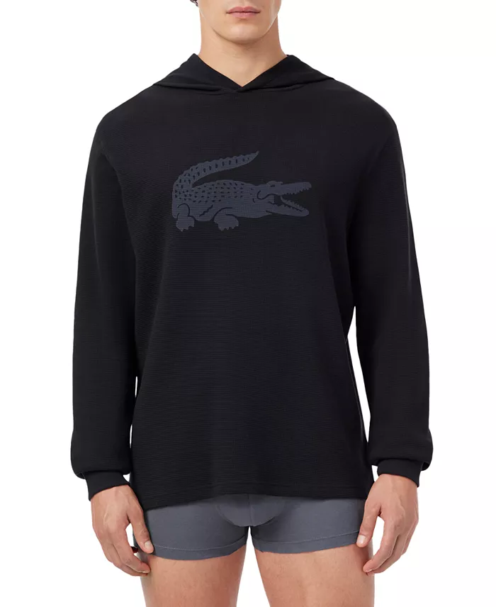 Men's Sleep Waffle-Knit Graphic Hoodie - thumbnail 9