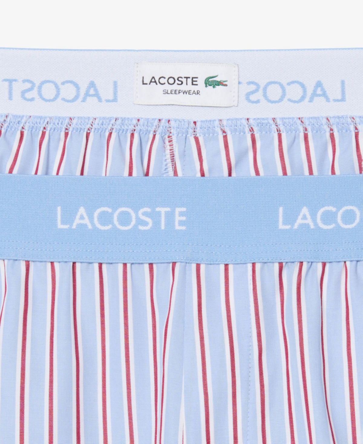 Lacoste Men's Cotton Striped Pajama Pants