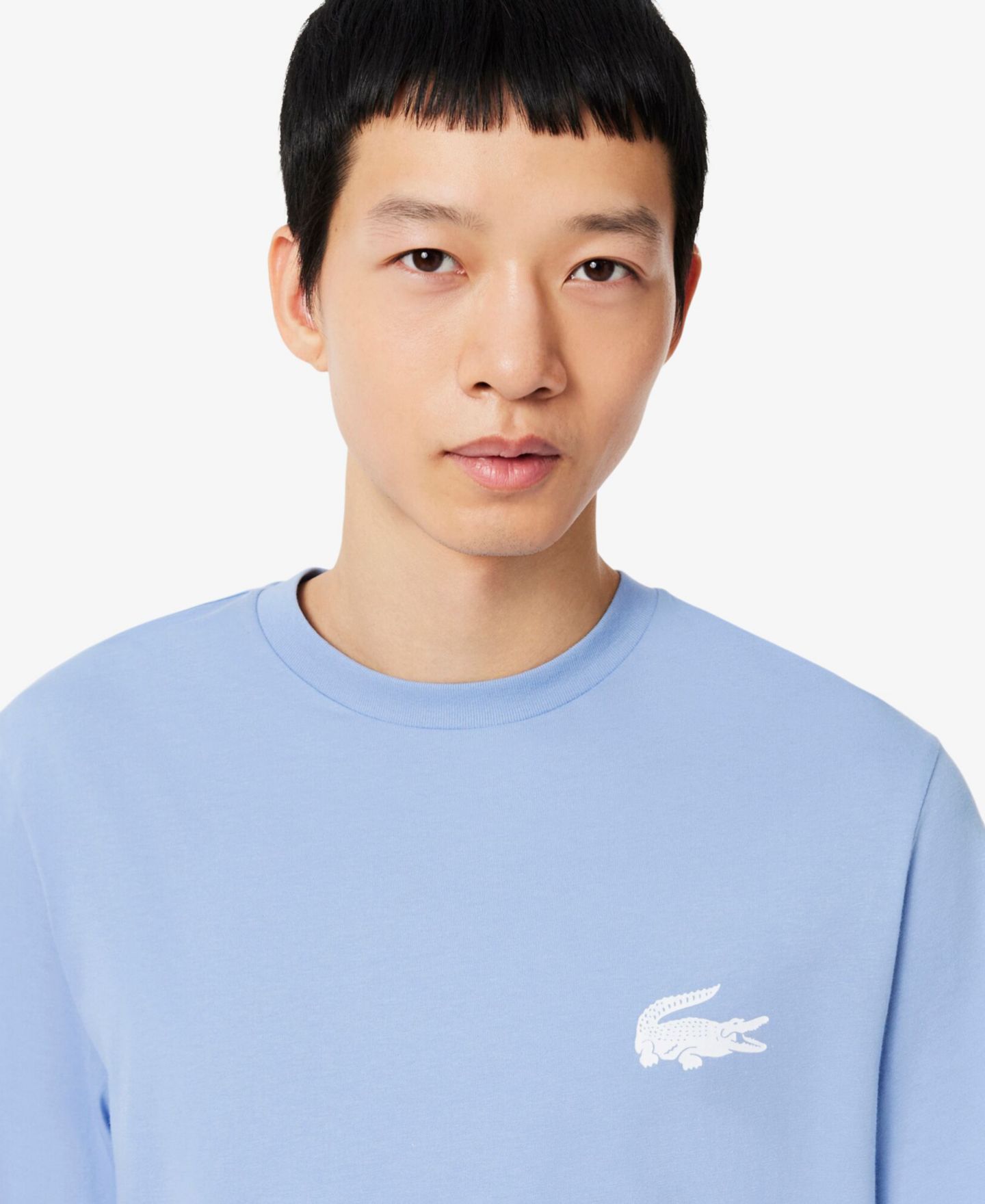 Мужская футболка Lacoste Loungewear Sleep T-Shirt, цвет: Белый — фото 3