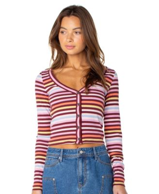 Women's Terrace Long-Sleeve Cropped Top