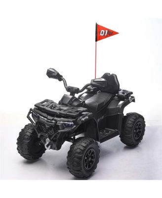 24V Kids Electric ATV Dual 550W Motors LED Lights Ride-On Toy, Ages 3-8