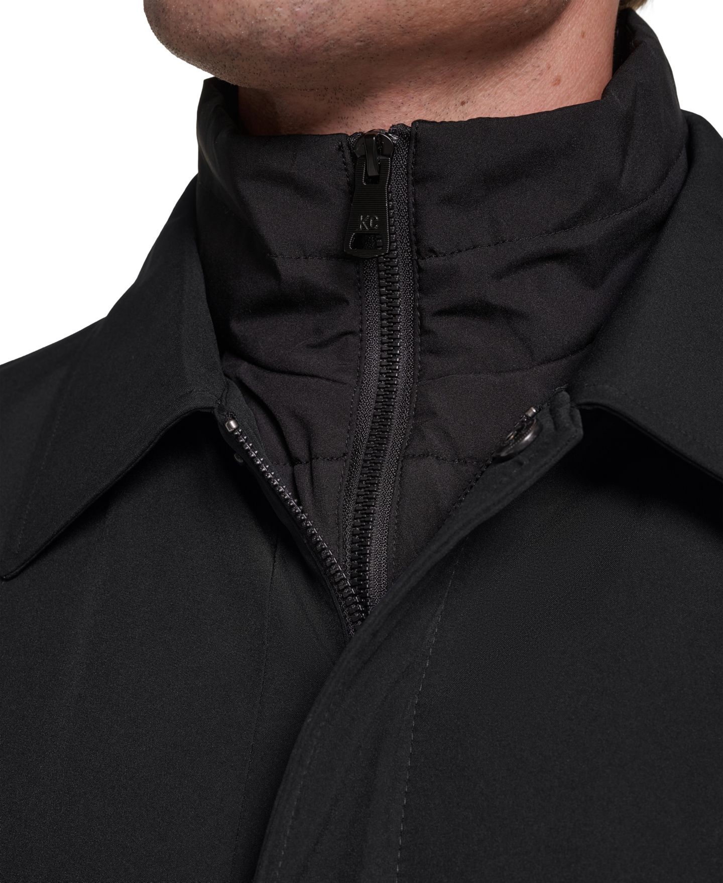 Мужская куртка Kenneth Cole Flextech With Bib, цвет: Чёрный — фото 4