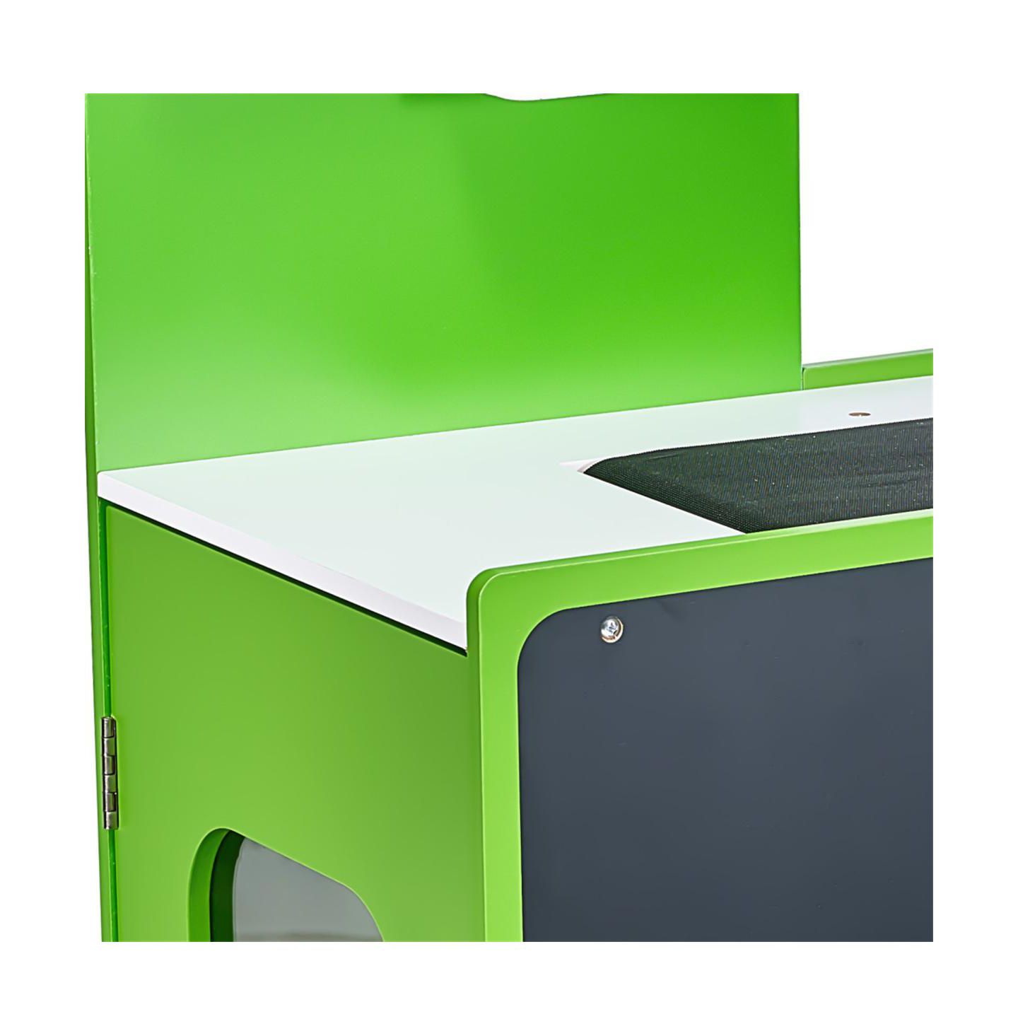 Детский игровой набор YOBTOP Grocery Store 35-Piece Moving Conveyor Belt and Scanner Playset, Ages 3+, цвет: Зелёный — фото 8