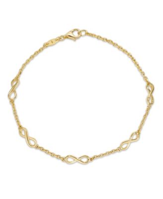 Infinity Chain Bracelet in 14K Gold