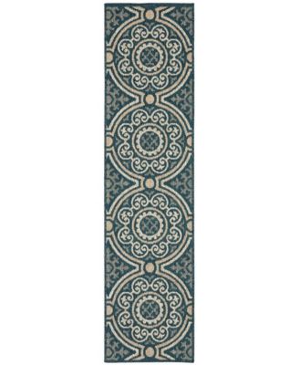 Latitude 609B Blue Area Rug