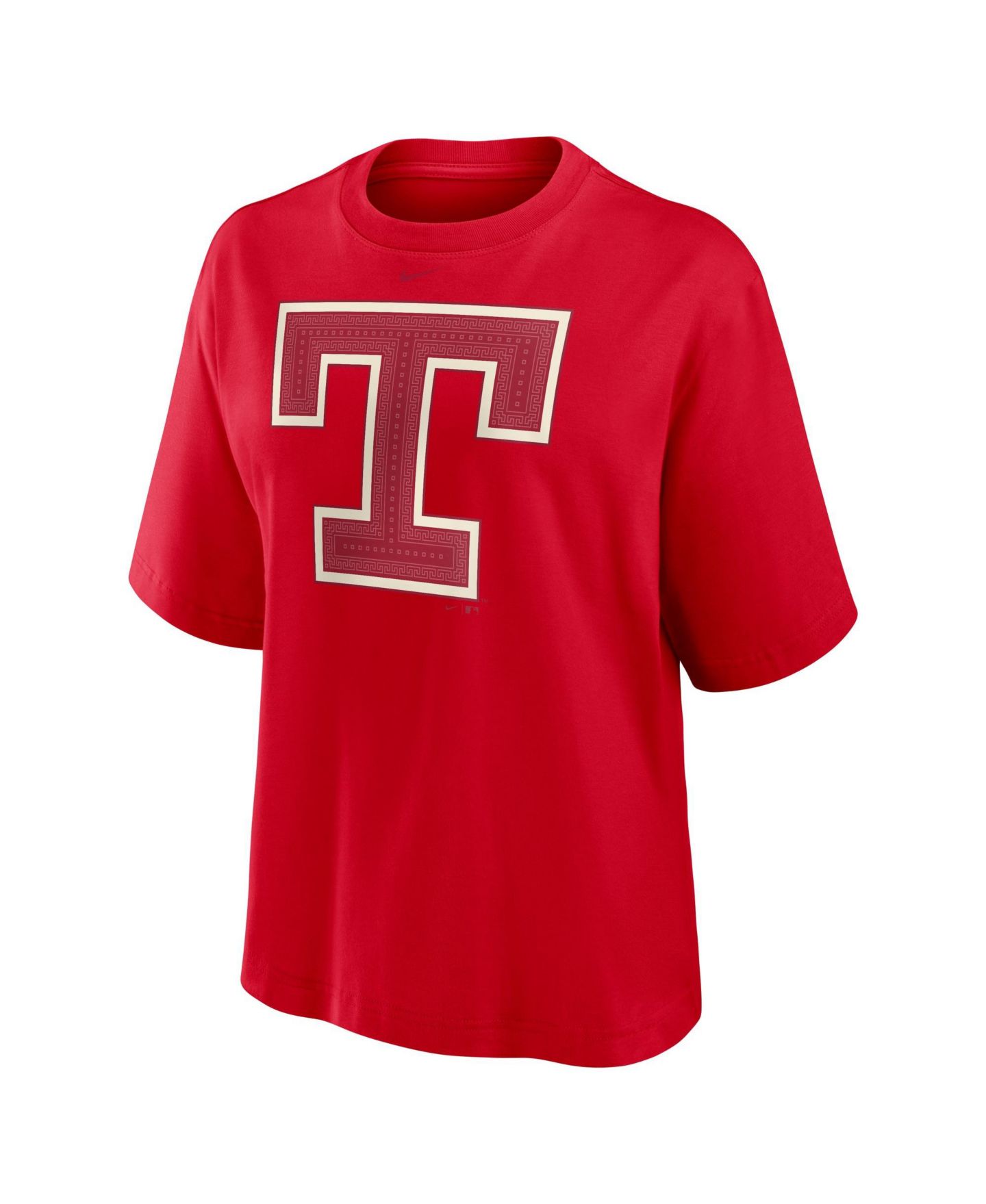 Женская футболка Nike Red Texas Rangers Premium Essentials Relaxed Boxy — фото 3