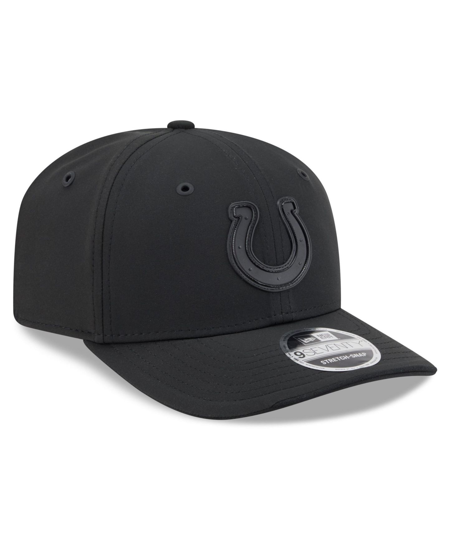 Мужская кепка New Era Black Indianapolis Colts 2026 Sideline 9SEVENTY Adjustable Hat — фото 4