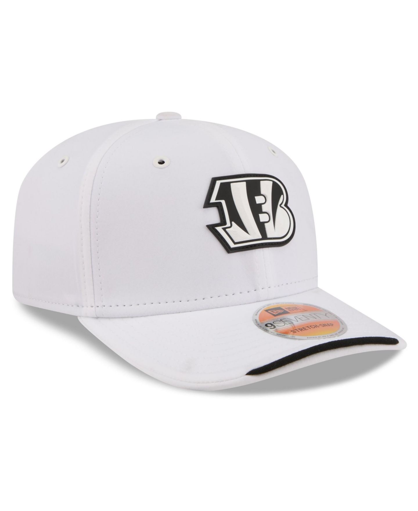 Мужская кепка New Era White Cincinnati Bengals 2026 Sideline 9SEVENTY Adjustable Hat — фото 4