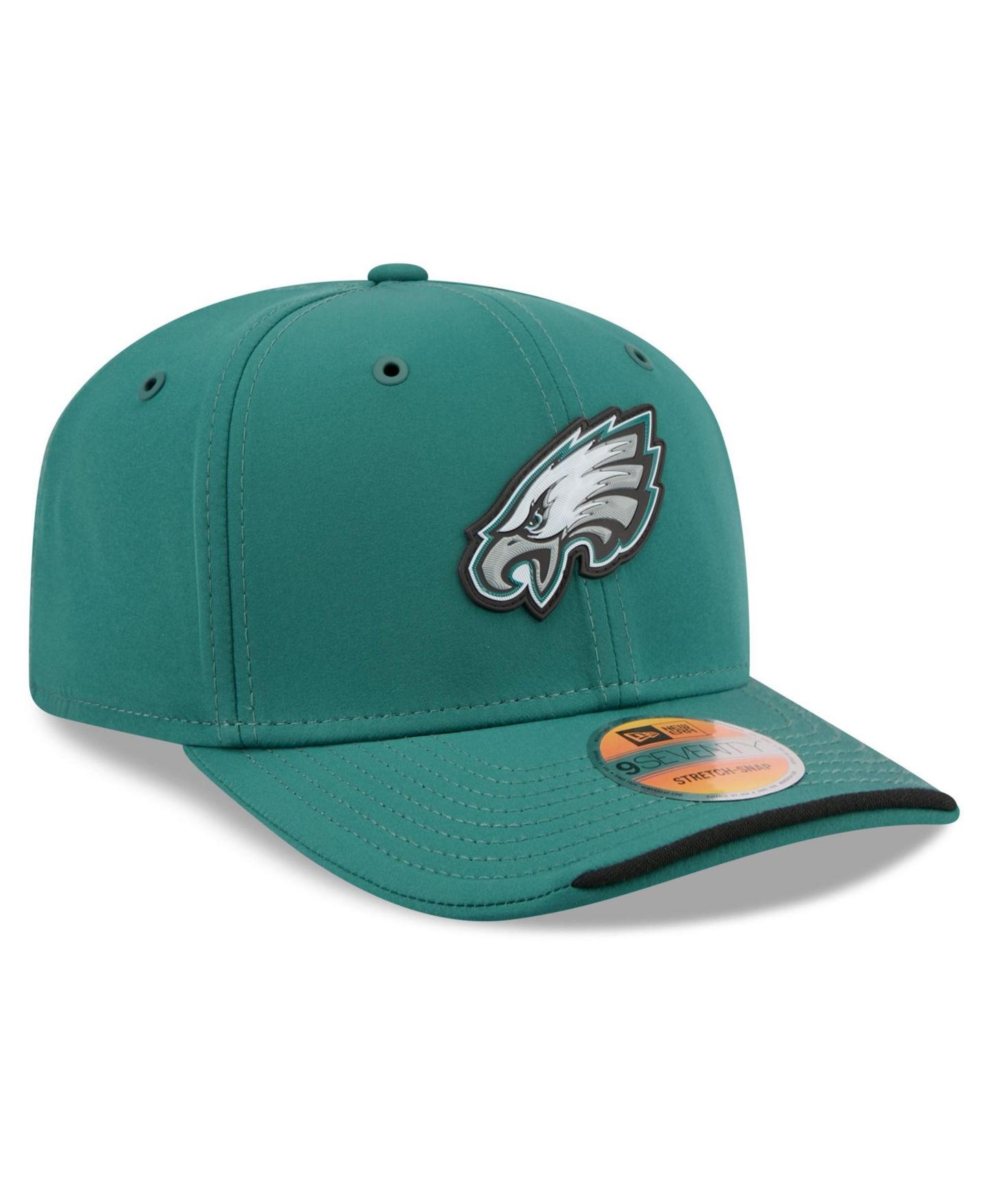 Мужская кепка New Era Midnight Green Philadelphia Eagles 2026 Sideline 9SEVENTY Adjustable Hat — фото 4