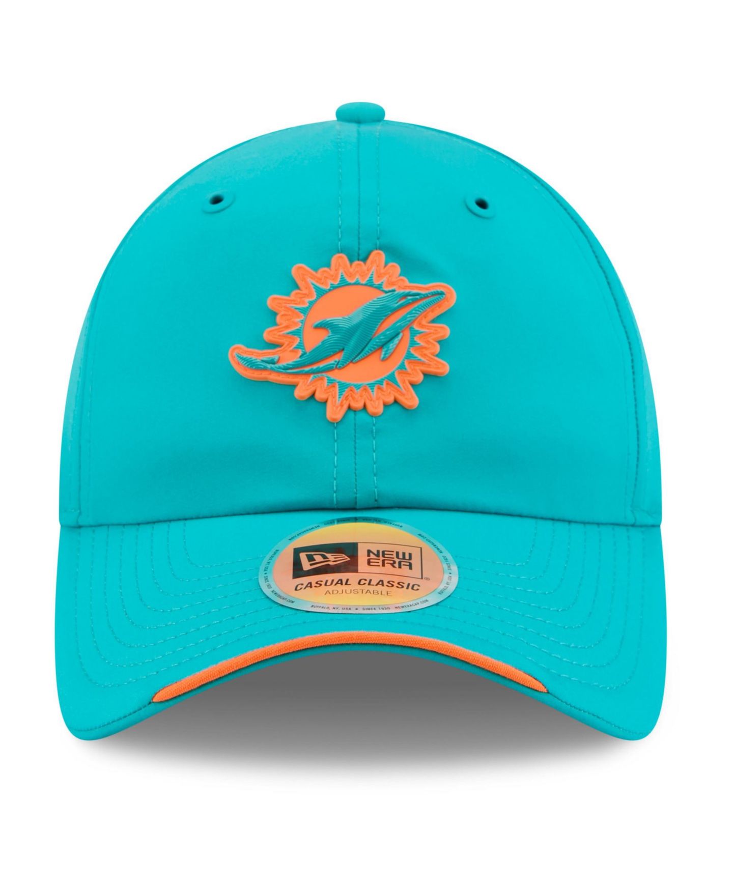 Мужская кепка New Era Aqua Miami Dolphins 2026 Sideline Casual Classic Adjustable Hat — фото 5