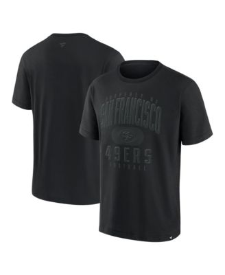 Men's Black San Francisco 49ers Black Out Heavyweight T-Shirt