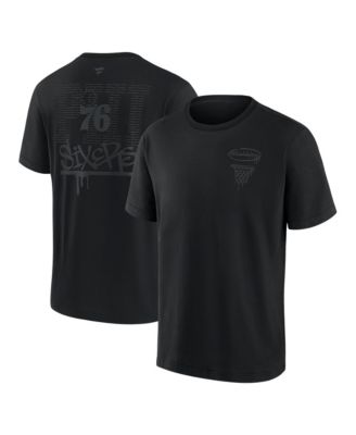 Men's Philadelphia 76ers Blackout Heavyweight T-Shirt