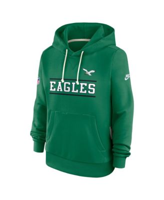 Women's Kelly Green Philadelphia Eagles Sideline Standard Issue Alternate Dri-FIT Hoodie