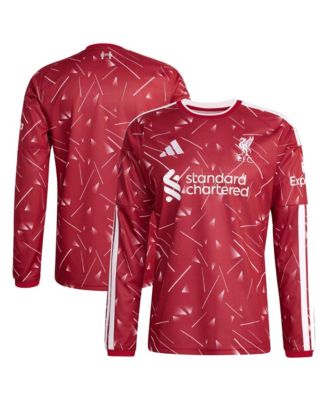 Men's Red Liverpool 2026/27 Home ReplicaLong sleeves Jersey