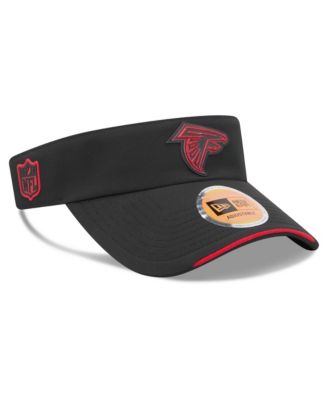 Men's Black Atlanta Falcons 2026 Sideline Adjustable Visor Hat