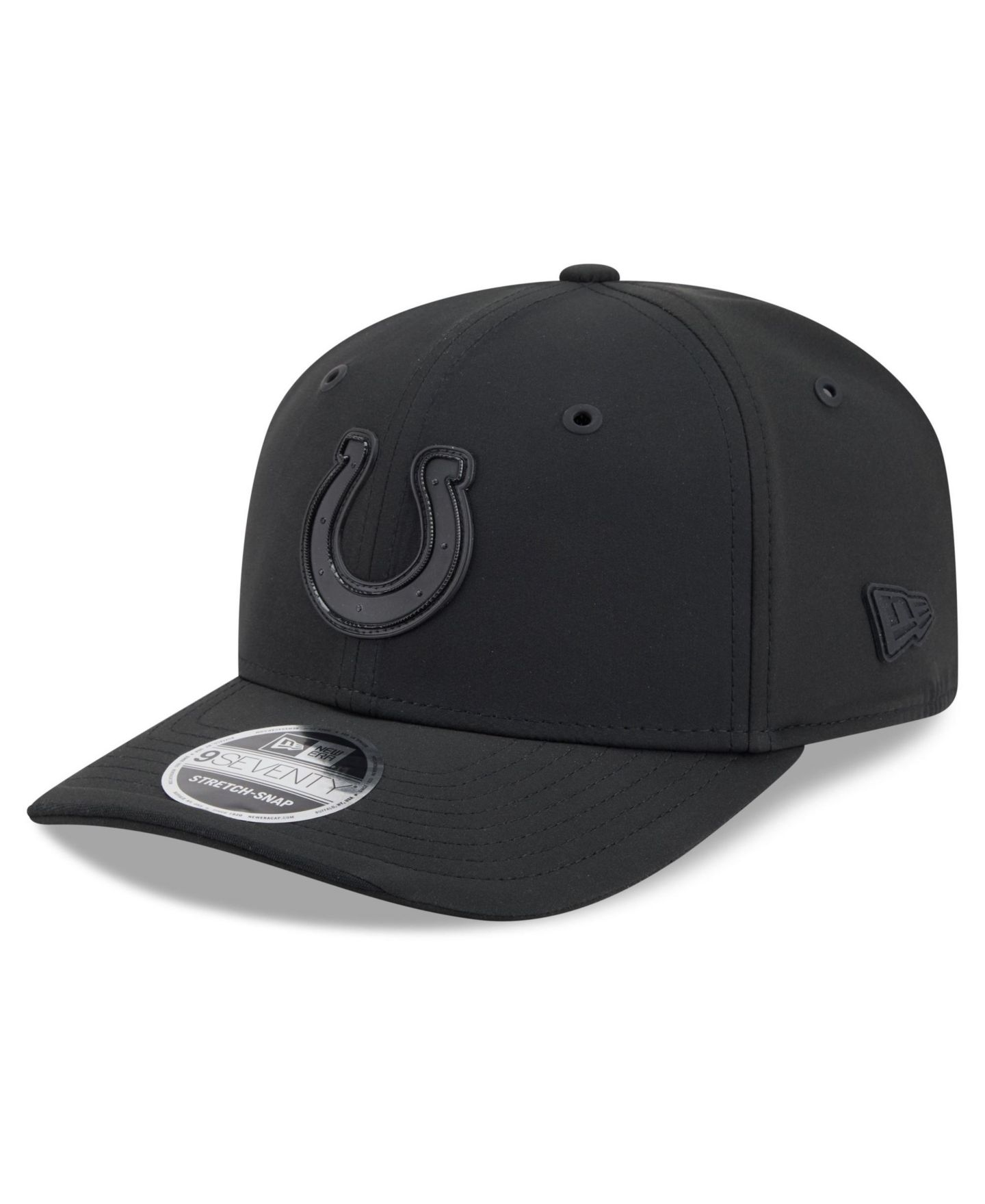 Мужская кепка New Era Black Indianapolis Colts 2026 Sideline 9SEVENTY Adjustable Hat — фото 1