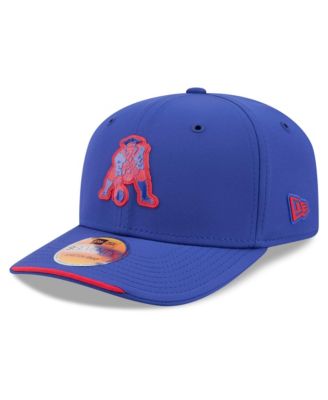 Men's Royal New England Patriots 2026 Sideline Throwback 9SEVENTY Adjustable Hat