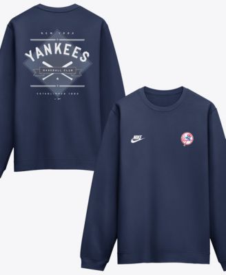 Men's Navy New York Yankees Cooperstown Diamond Sweatshirt