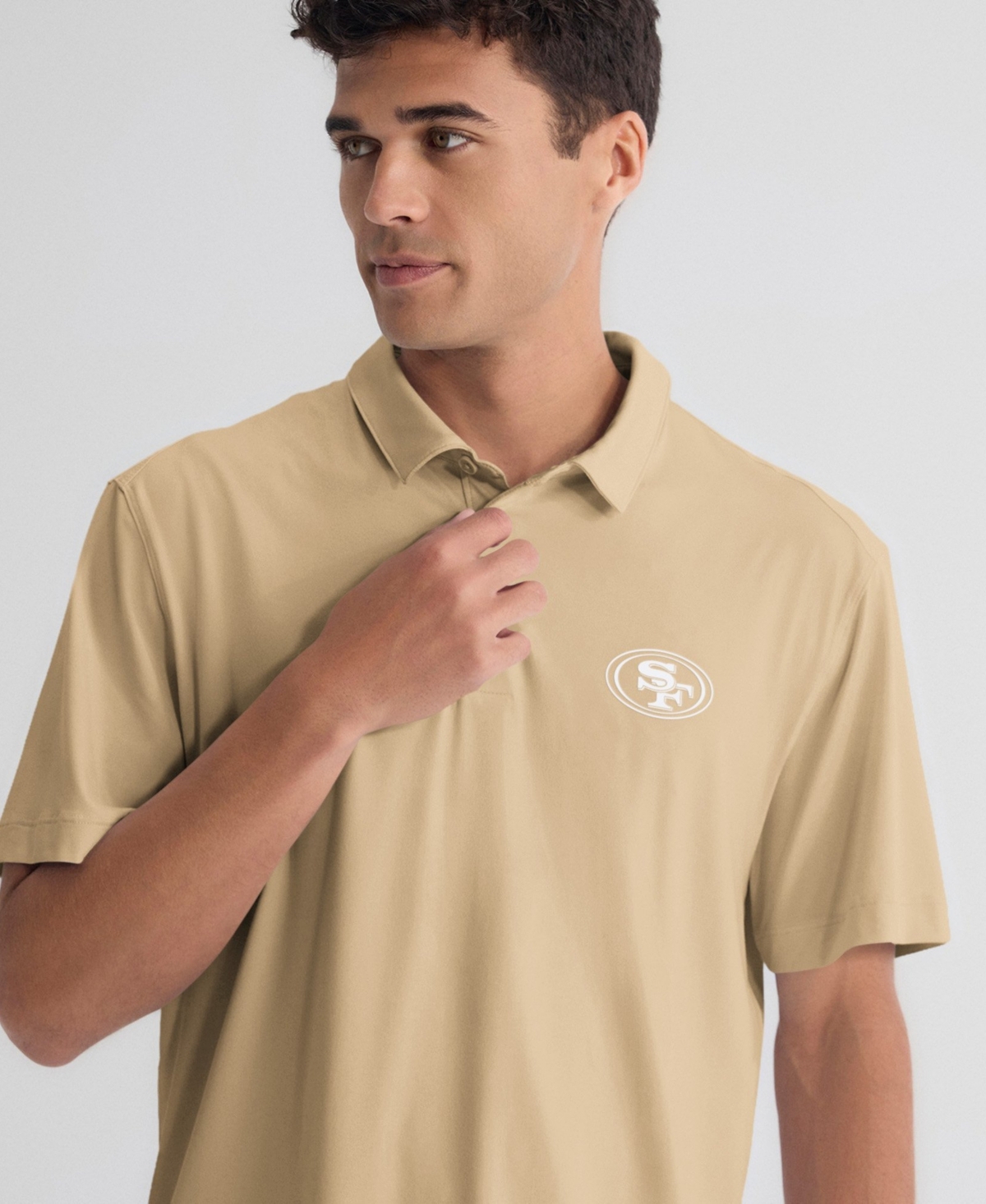 Fanatics Men's Tan San Francisco 49ers Clutch Polo Shirt