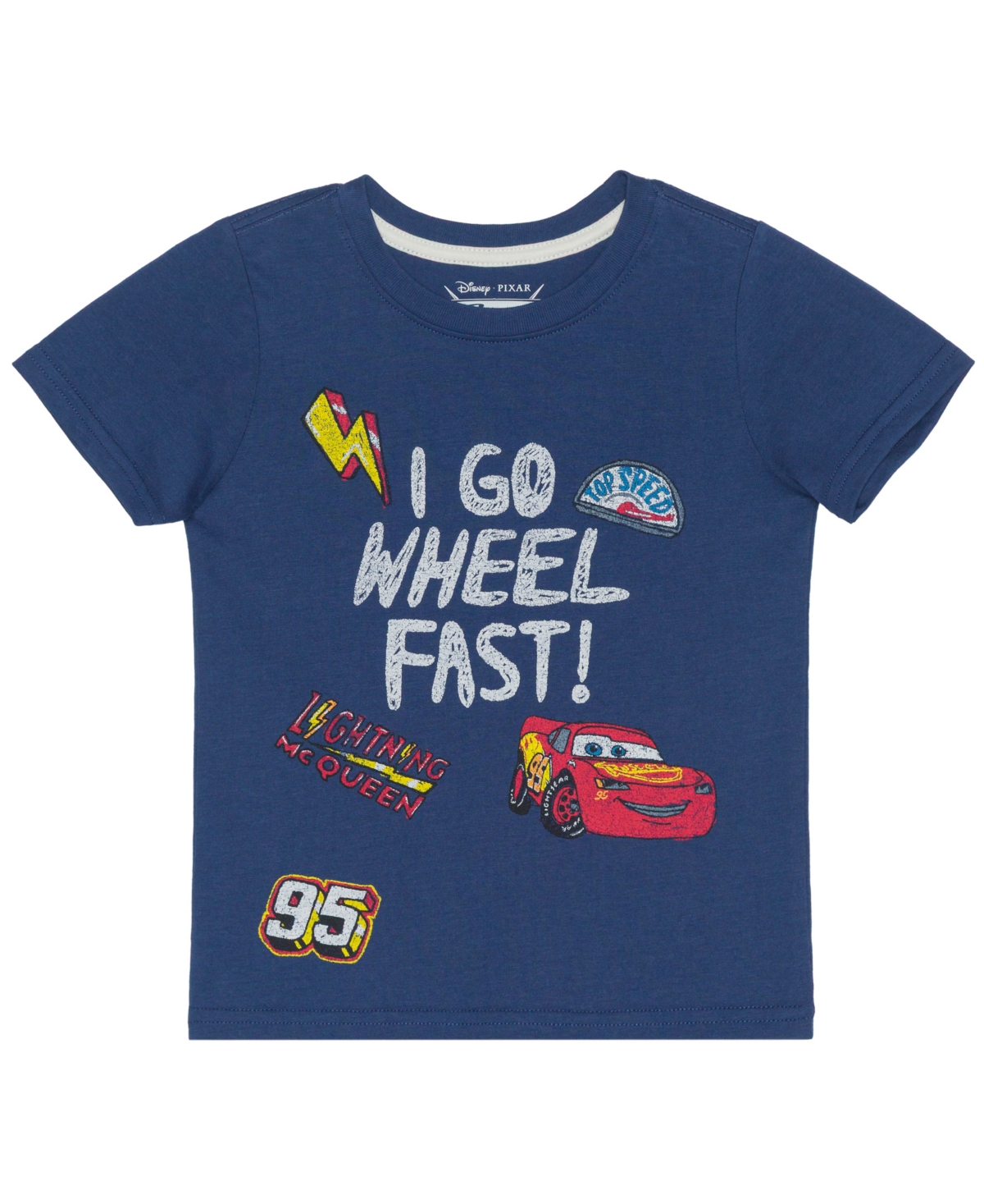 Epic Threads Kids' Toddler Boys' 12m-5t I Go Wheel Fast Short-sleeve Graphic T-shirt In True Navy