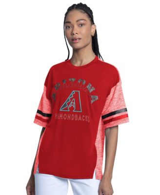 Women's Red Arizona Diamondbacks Off-Season Oversized Top
