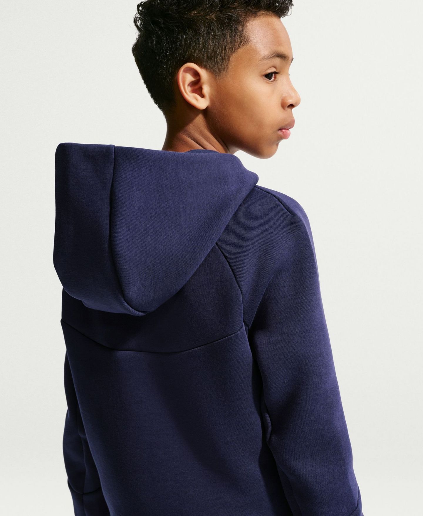 Детское худи Nike Navy Barcelona Tech Fleece Raglan Full-Zip — фото 4