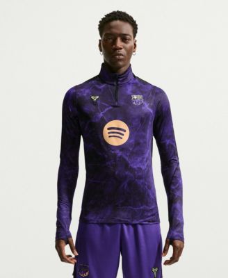 Men's Black Barcelona 2026/27 Away Strike Drill Dri-FIT Quarter-Zip Top