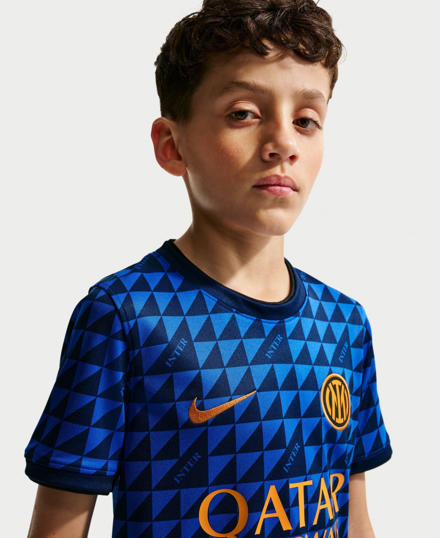 Детская предматчевая выездная джерси Nike Inter Milan 2026/27, Blue — фото 3
