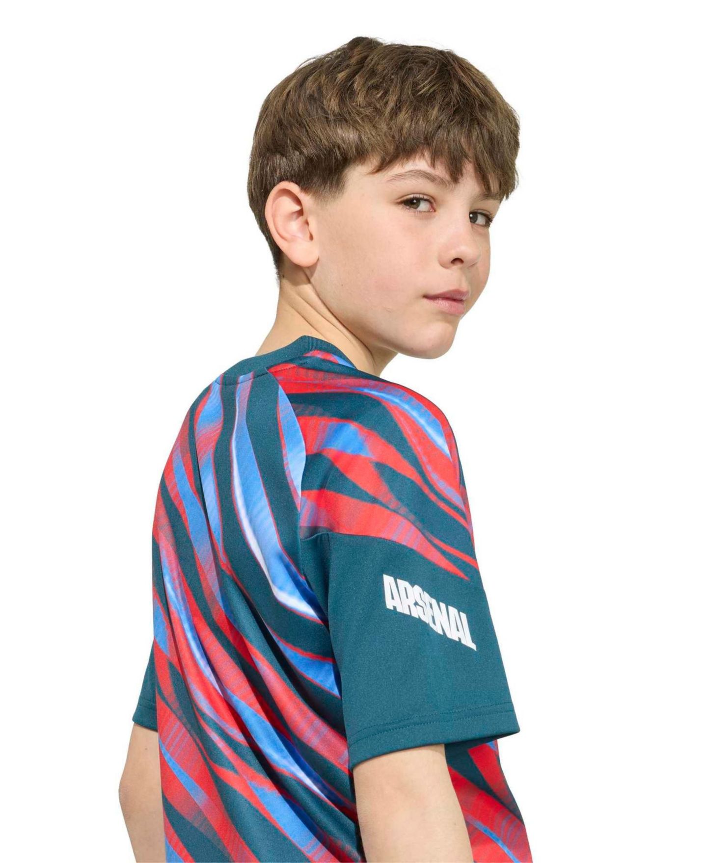 Детский топ adidas Green Arsenal 2026/27 Pre-Match Home Training Jersey — фото 6