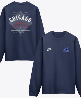 Men's Navy Chicago White Sox Cooperstown Diamond Sweatshirt