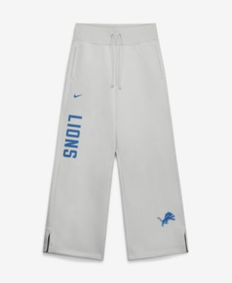 Women's Gray Detroit Lions Primetime Phoenix Fleece Wide-Leg Sweatpants